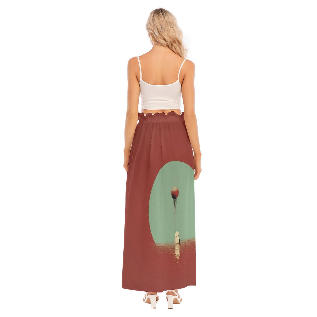 All-Over Print Women's Side Split Skirt