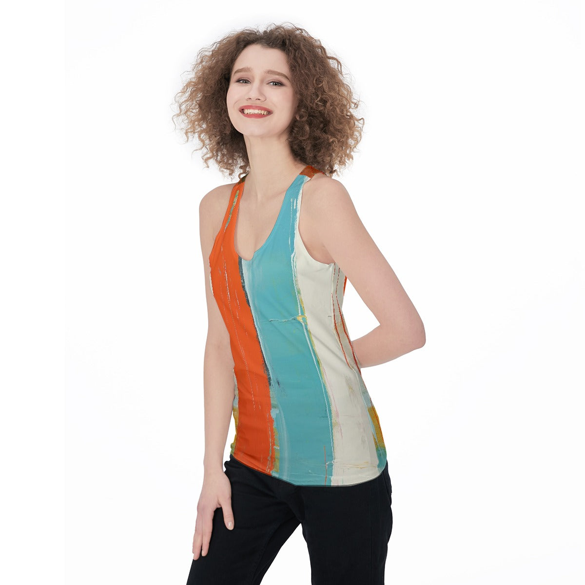 All-Over Print Women's Racerback Tank Top