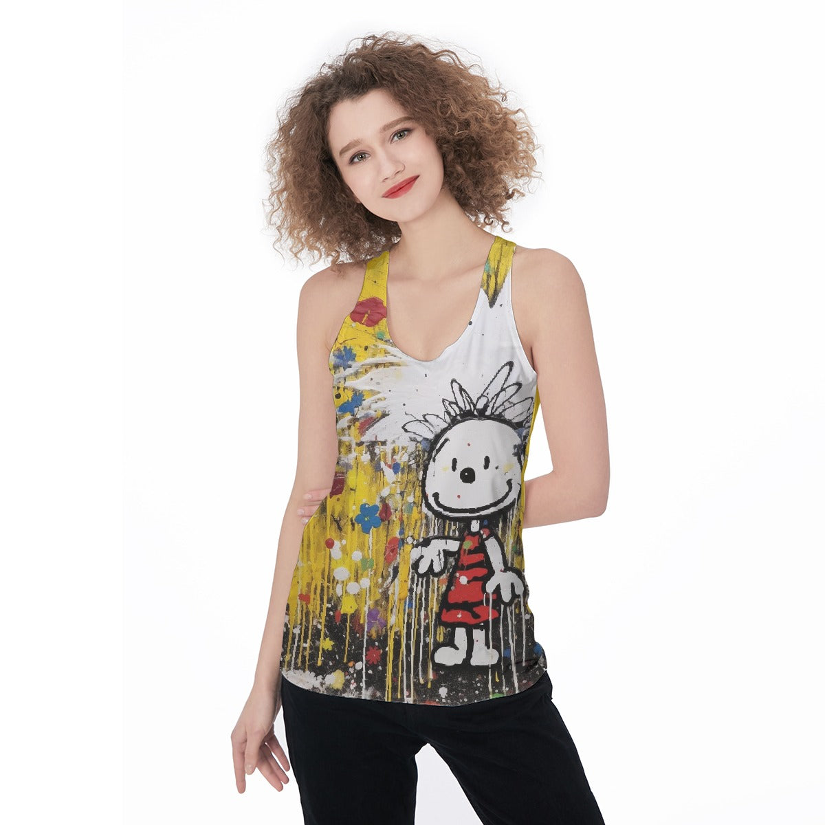 All-Over Print Women's Racerback Tank Top