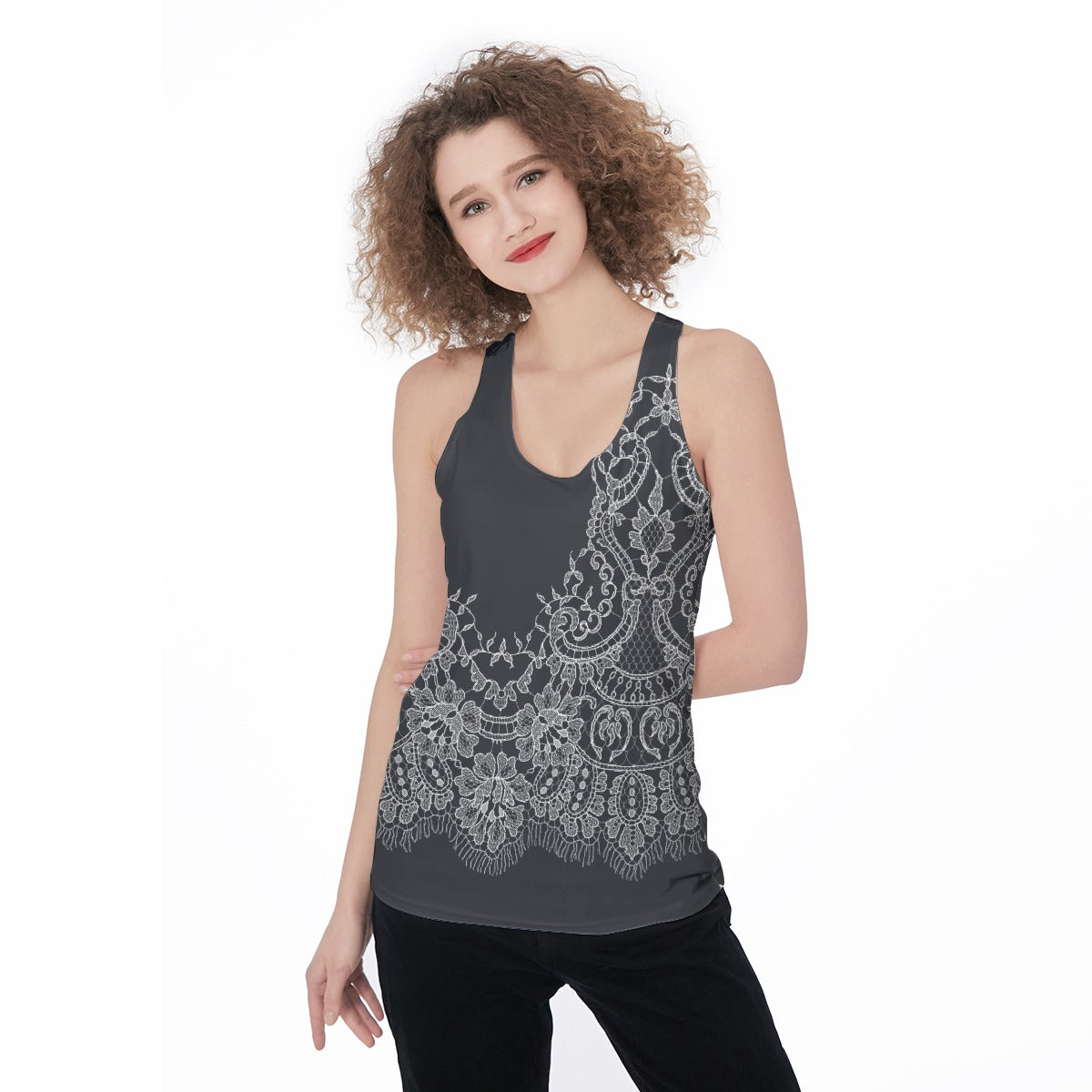 All-Over Print Women's Racerback Tank Top