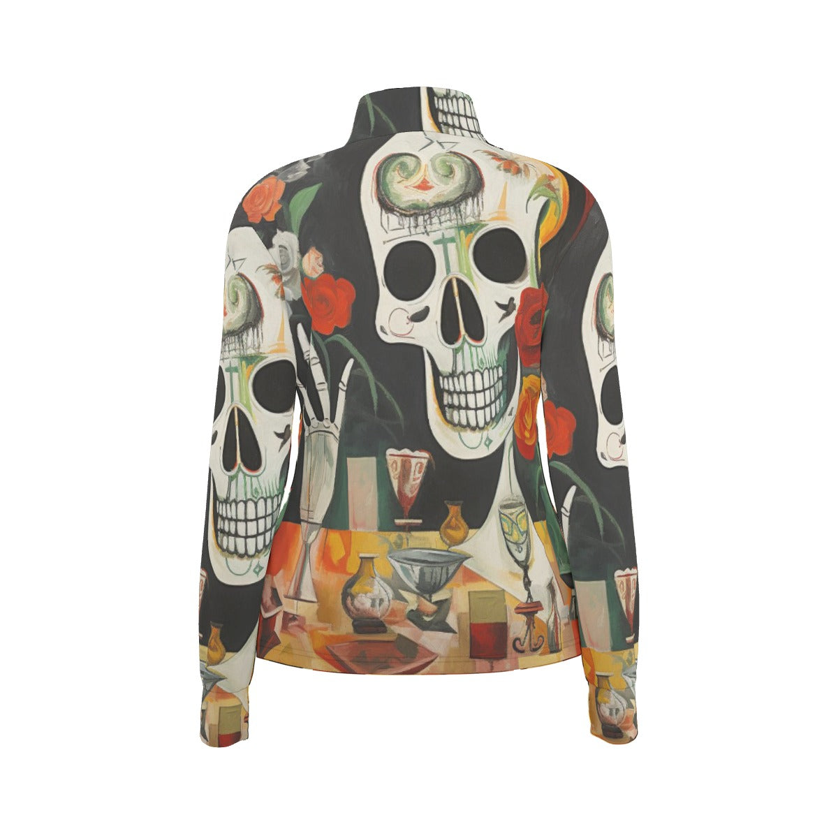 All-Over Print Women's Long Sleeve Thumbhole Jacket