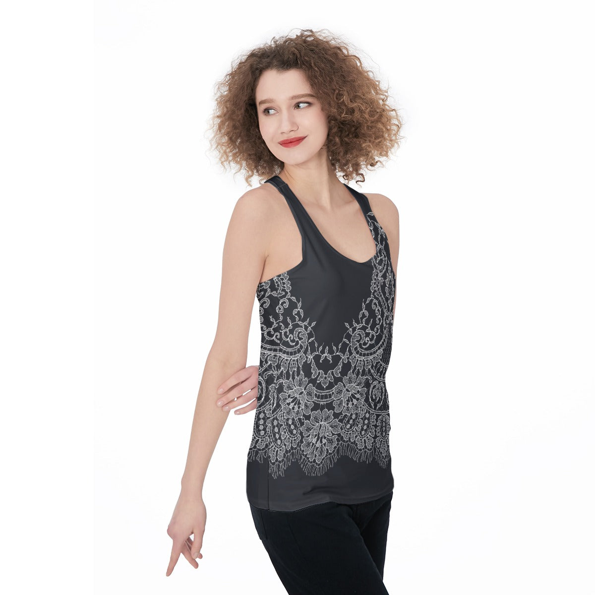 All-Over Print Women's Racerback Tank Top