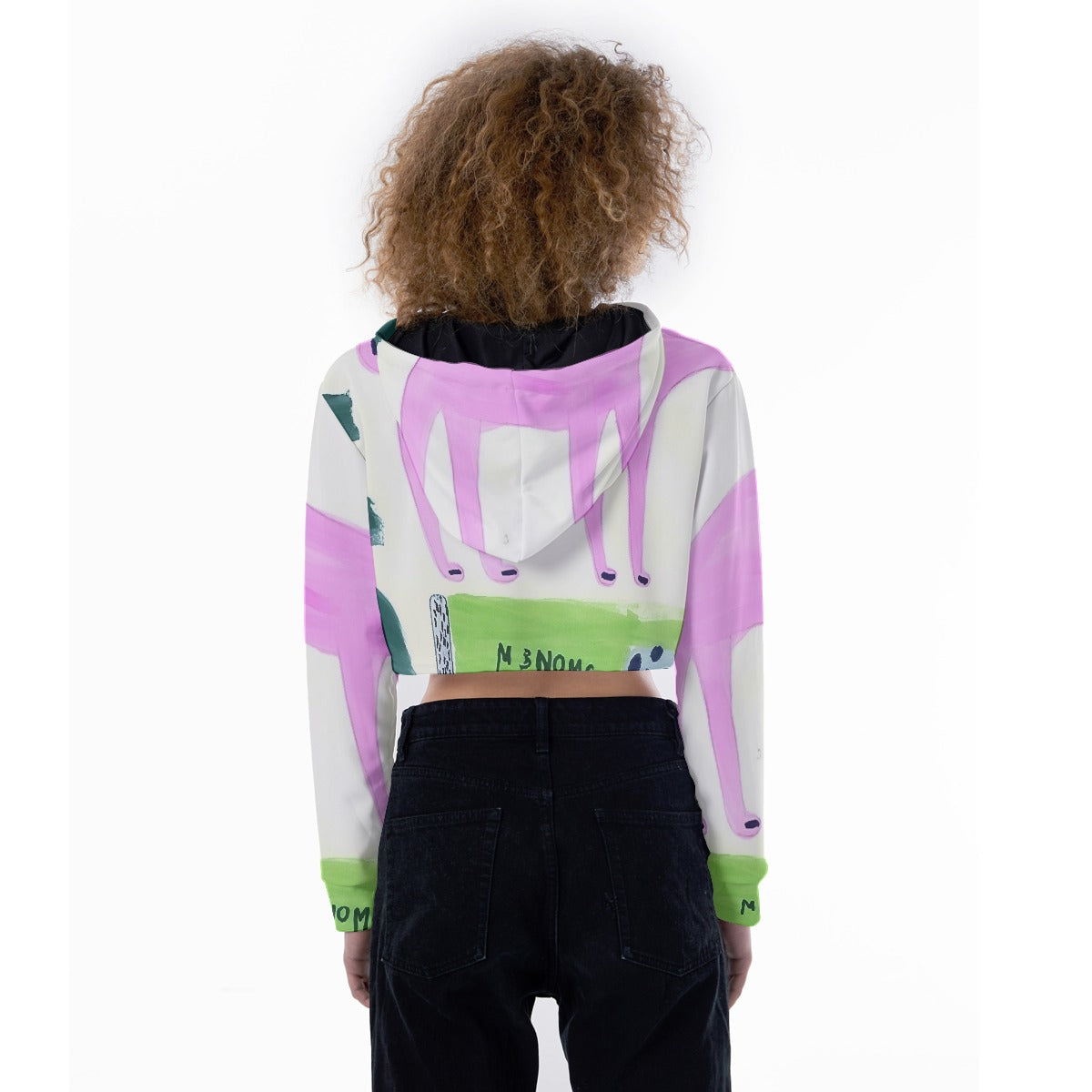 All-Over Print Women's Crop Top Hoodie