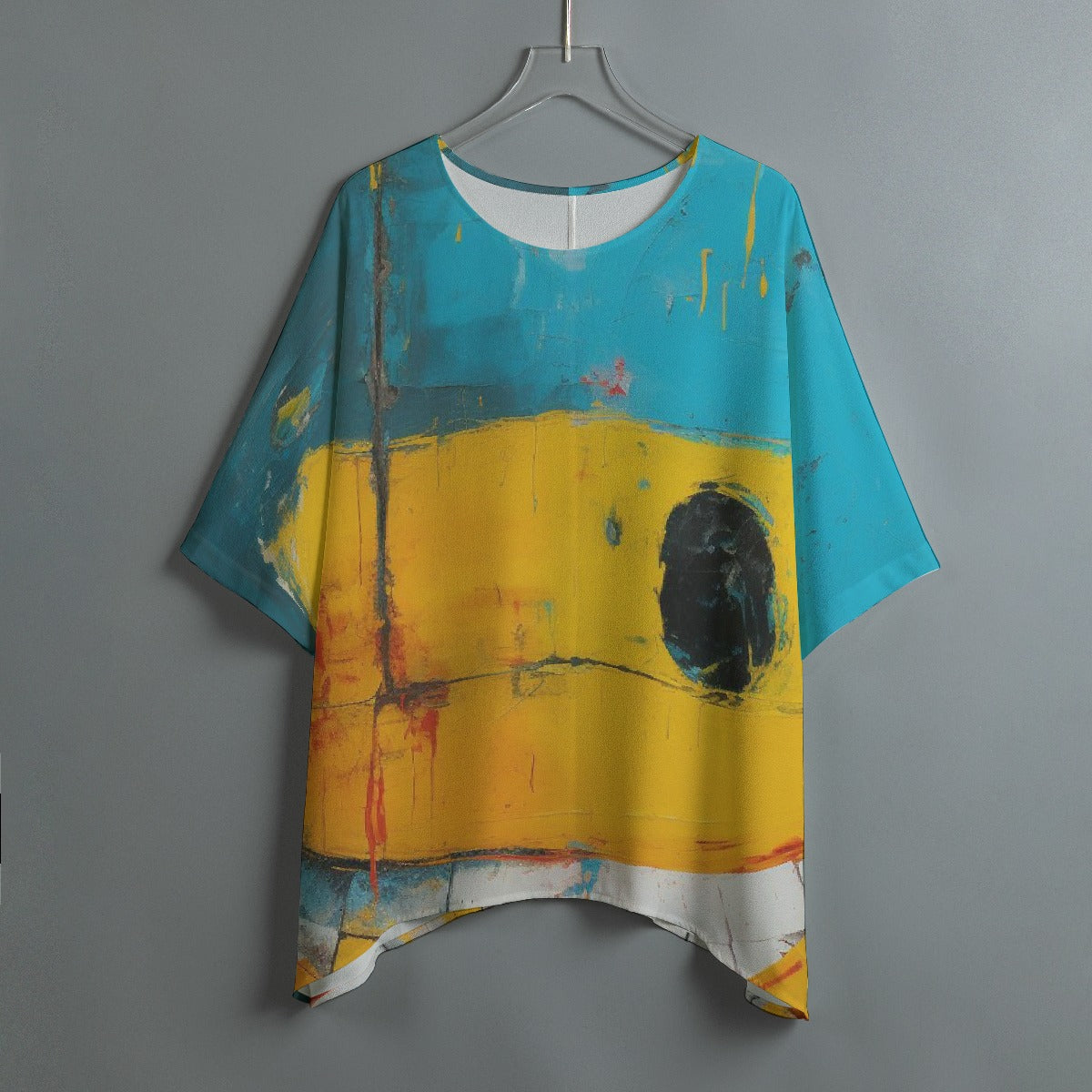 All-Over Print Women's Bat Sleeve Shirt