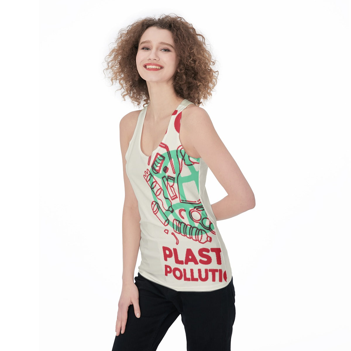All-Over Print Women's Racerback Tank Top