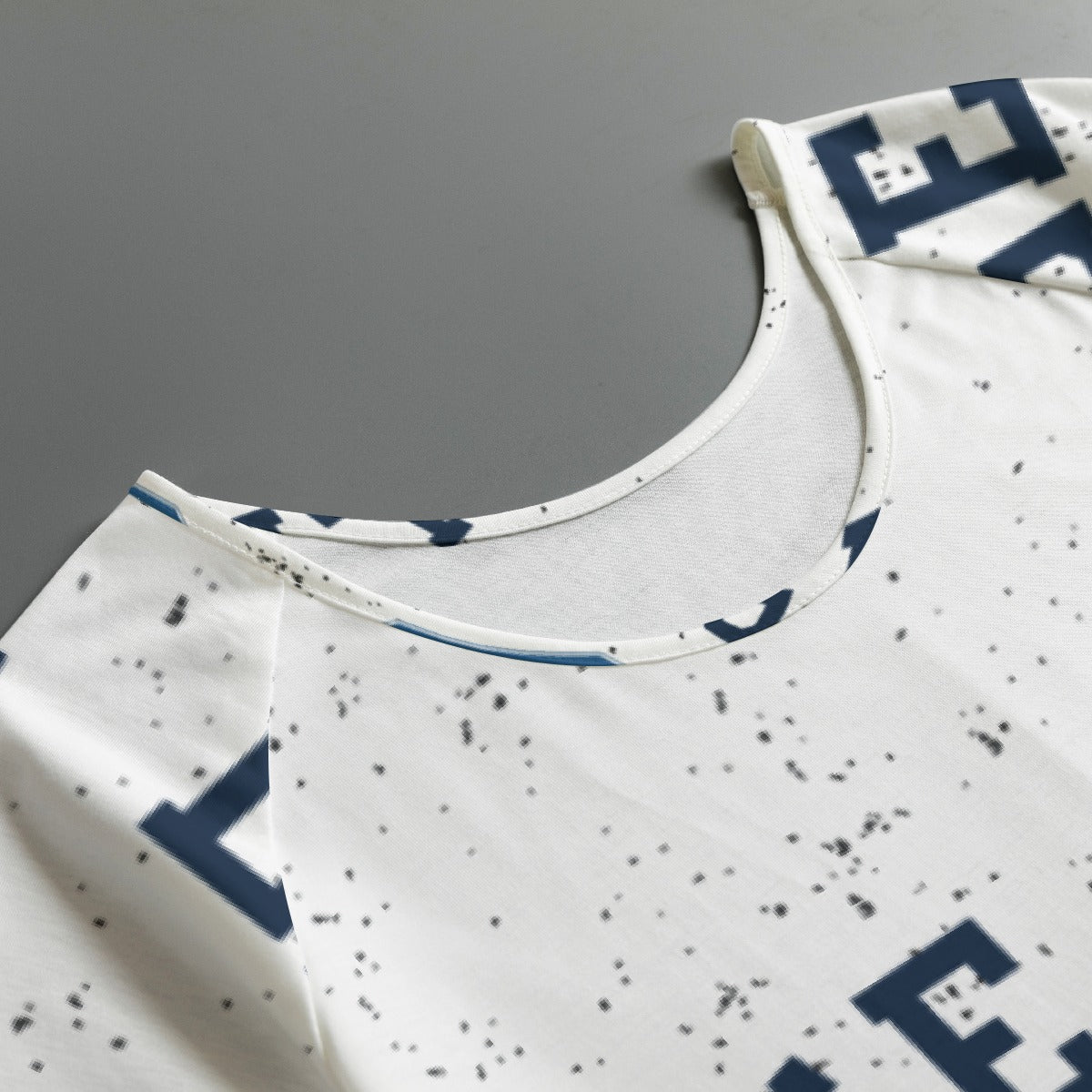 All-Over Print Women's Round Neck T-shirt With Raglan Sleeve
