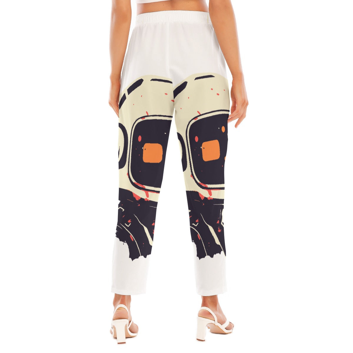 All-Over Print Women's Loose Straight-leg Pants
