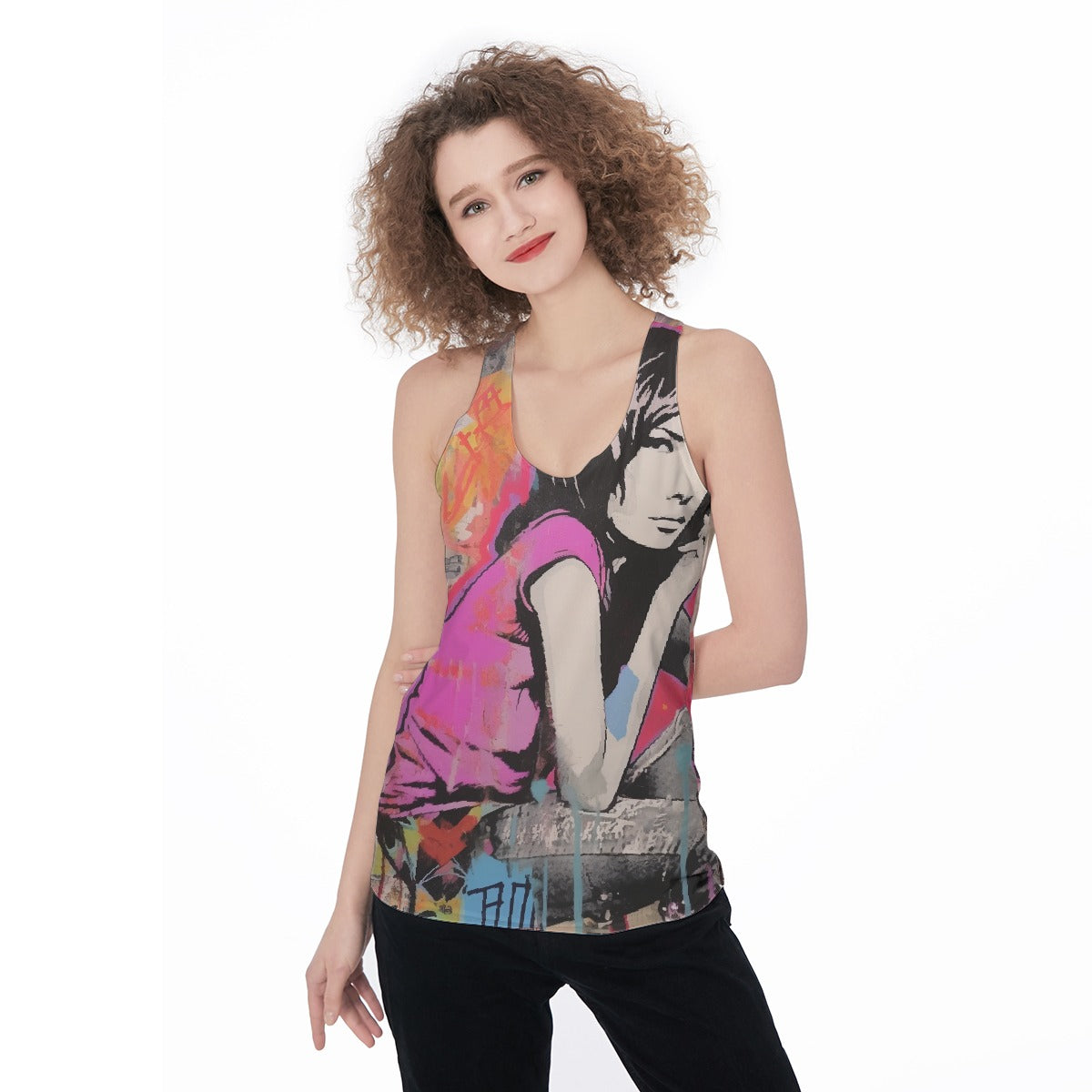 All-Over Print Women's Racerback Tank Top