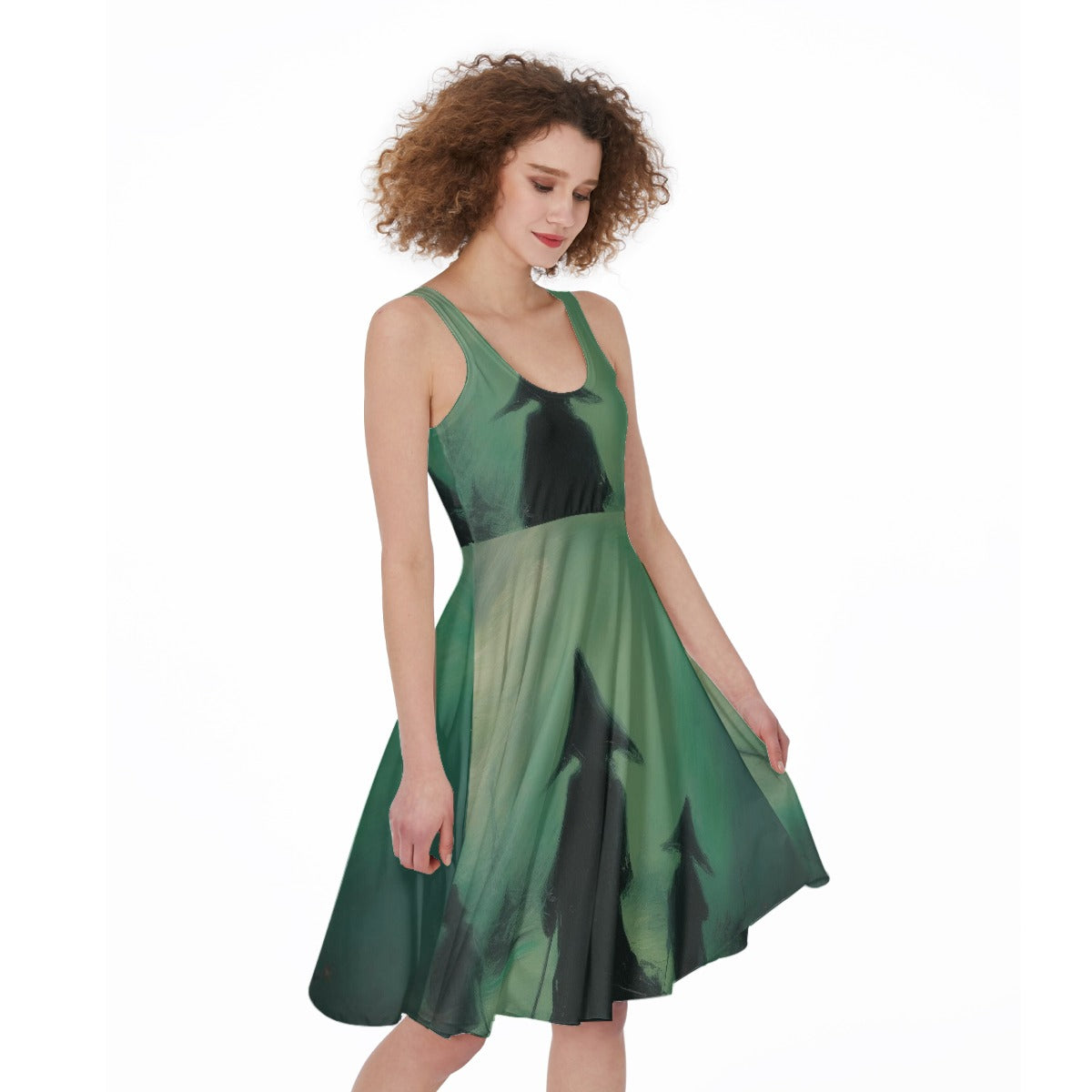 All-Over Print Women's Sleeveless Dress