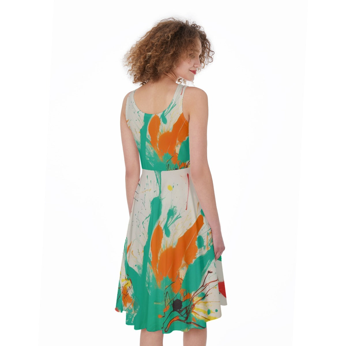 All-Over Print Women's Sleeveless Dress