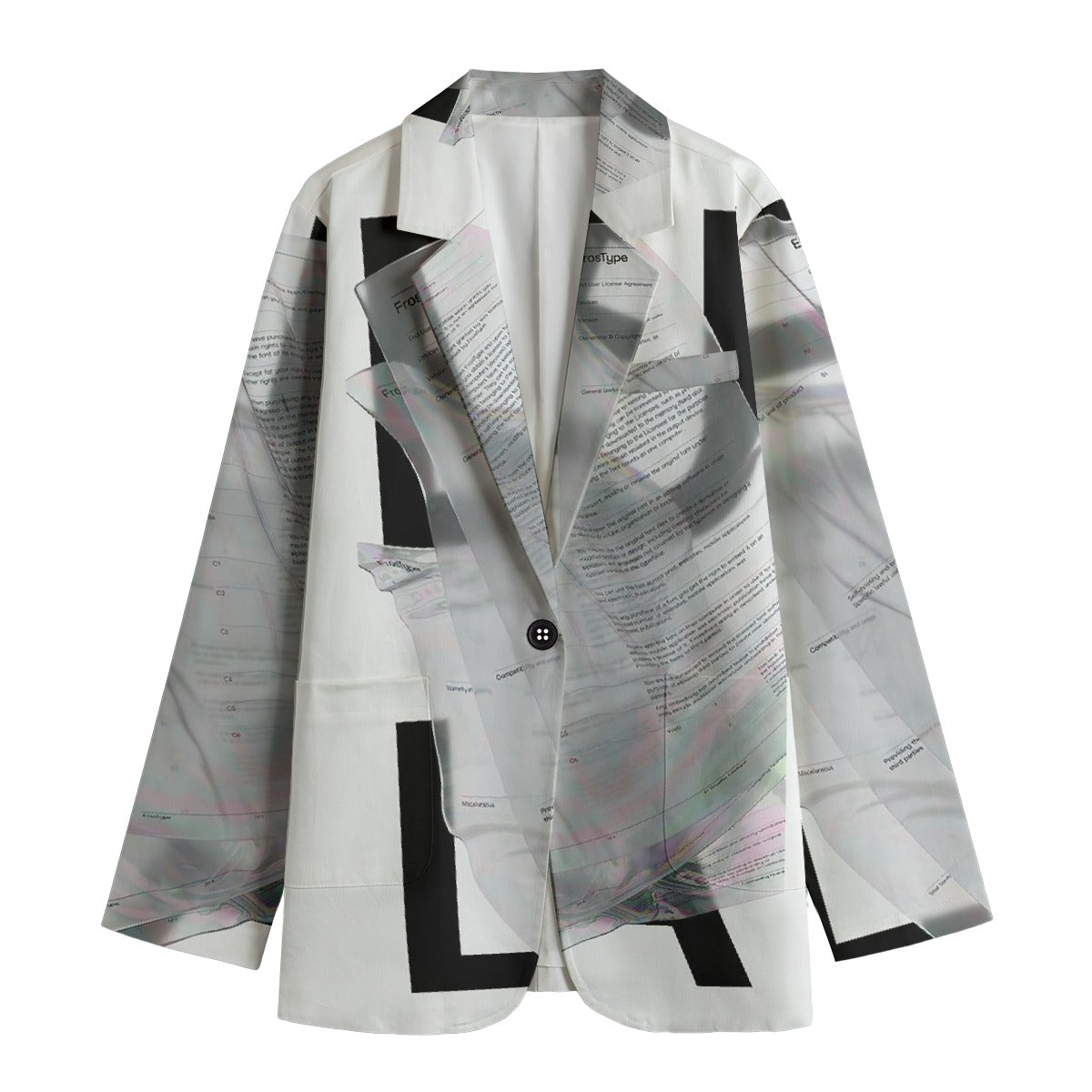 All-Over Print Women's Leisure Blazer