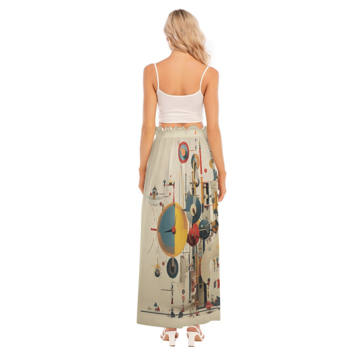 All-Over Print Women's Side Split Skirt