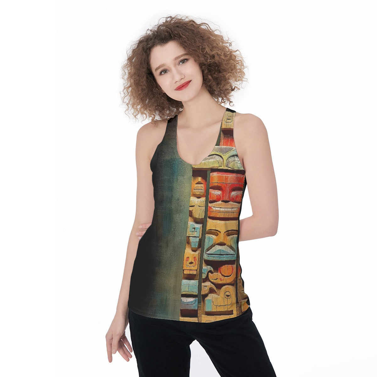 All-Over Print Women's Racerback Tank Top