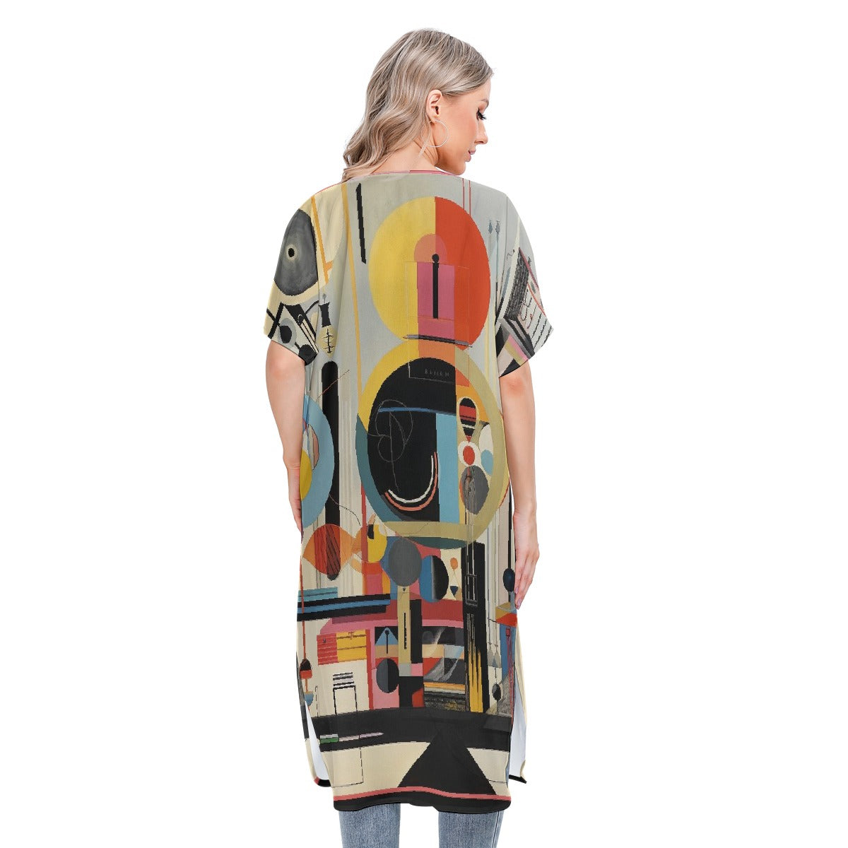 All-Over Print Women's Short Sleeve Cardigan