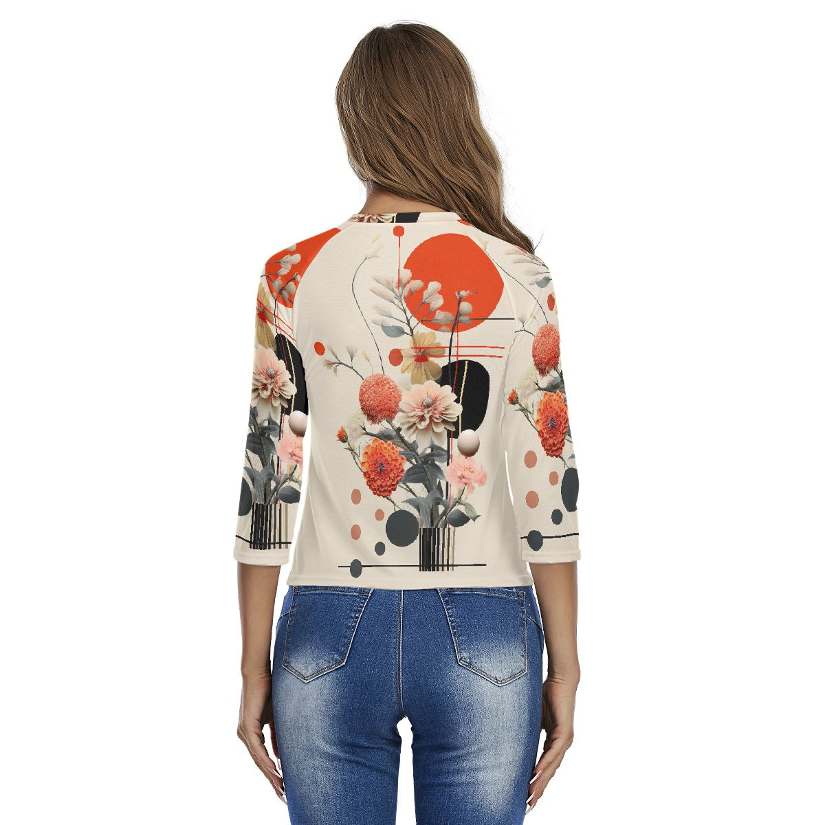 All-Over Print Women's Raglan Sleeves T-shirts