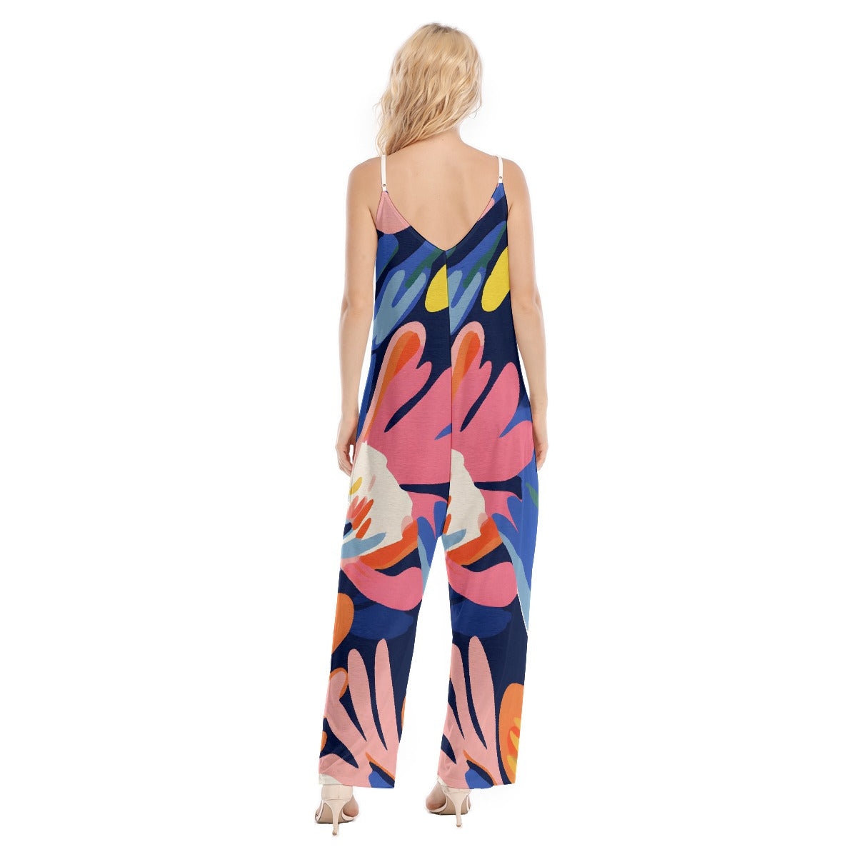 All-Over Print Women's Loose Cami Jumpsuit