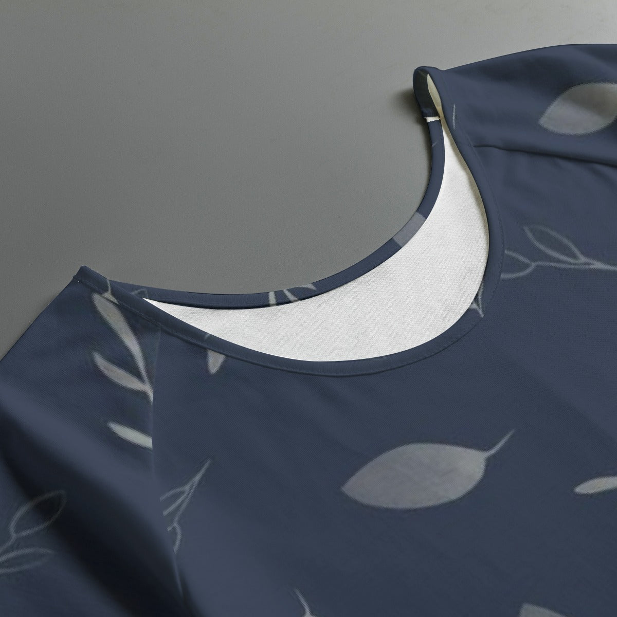 All-Over Print Women's Round Neck T-shirt With Raglan Sleeve