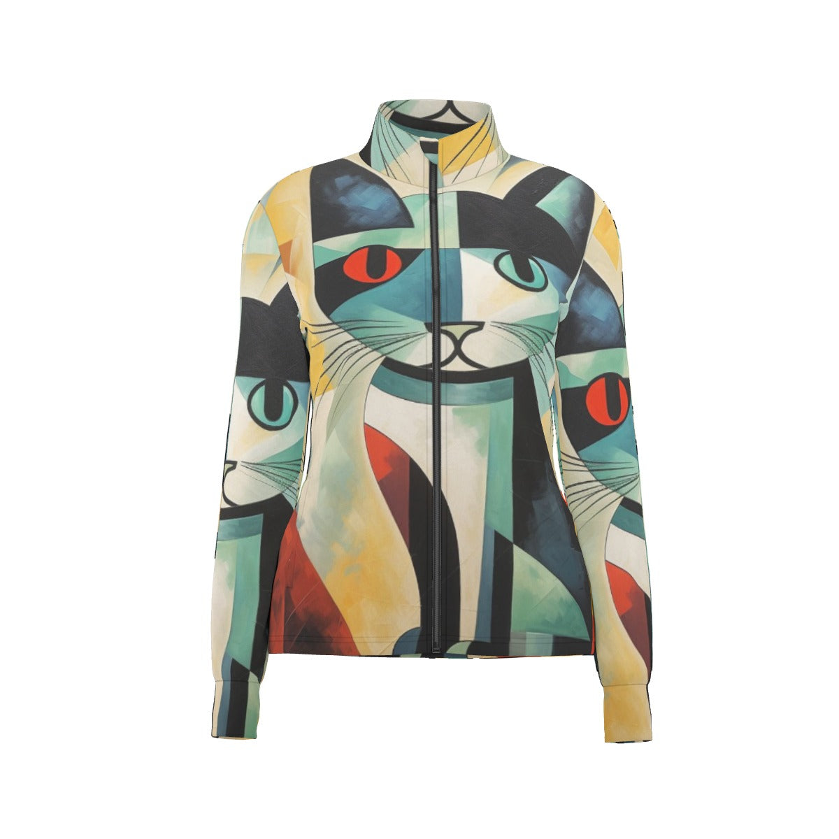 All-Over Print Women's Long Sleeve Thumbhole Jacket
