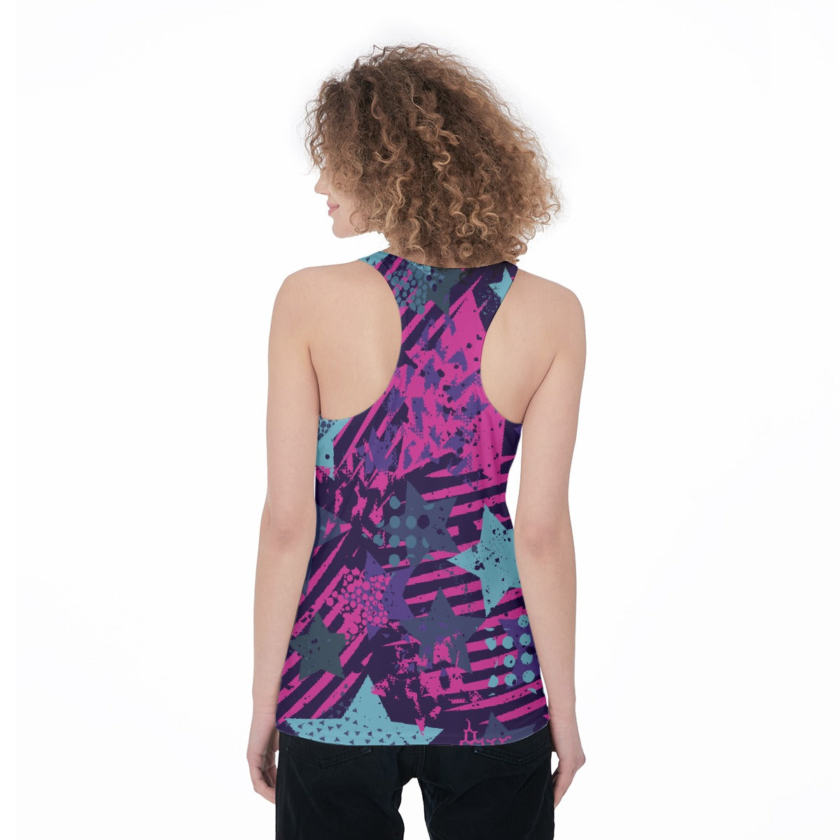 All-Over Print Women's Racerback Tank Top
