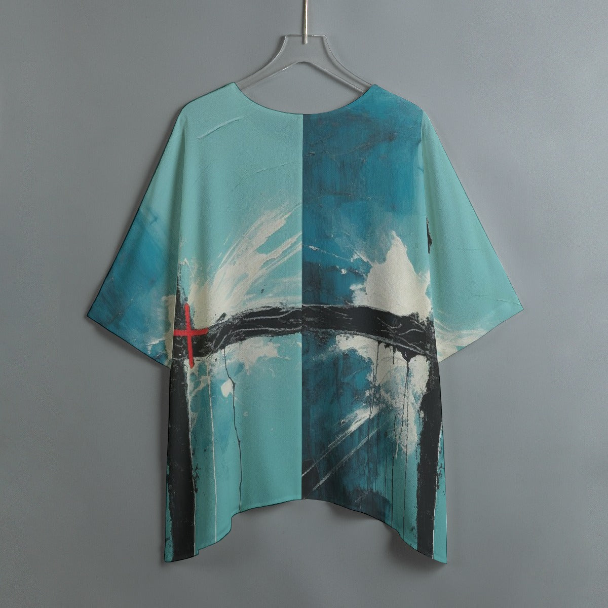 All-Over Print Women's Bat Sleeve Shirt