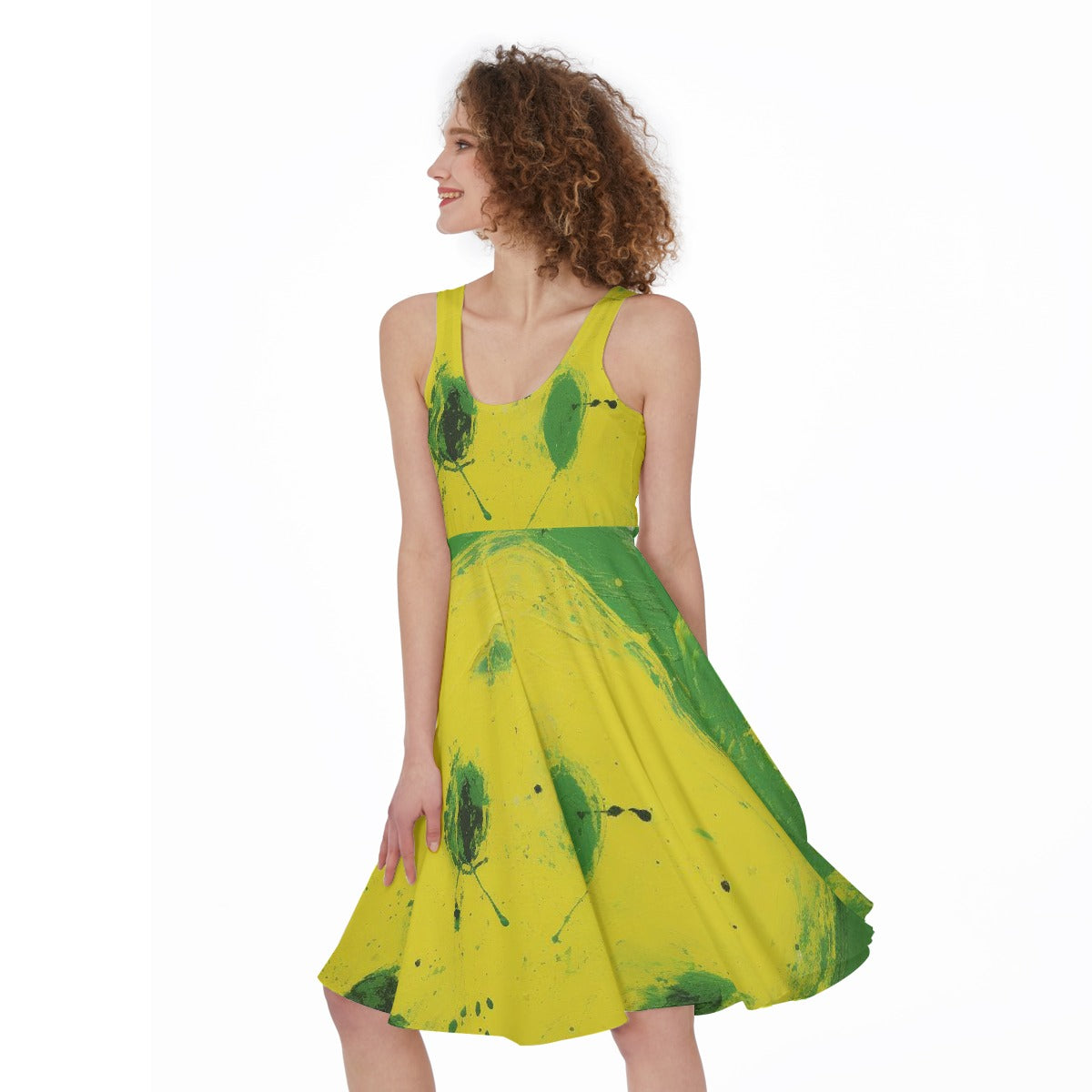 All-Over Print Women's Sleeveless Dress