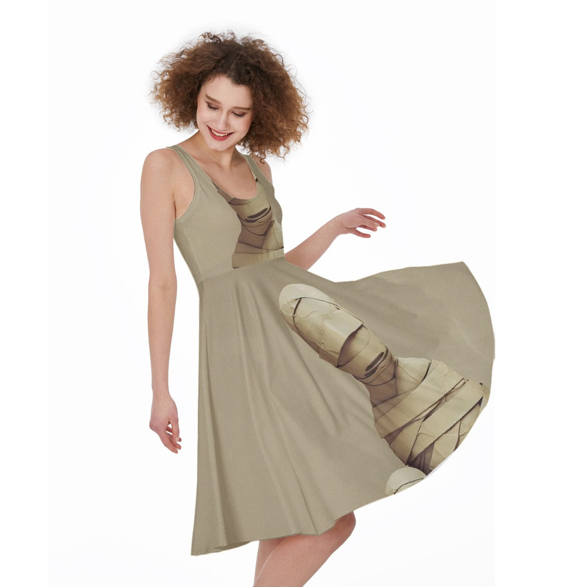 All-Over Print Women's Sleeveless Dress