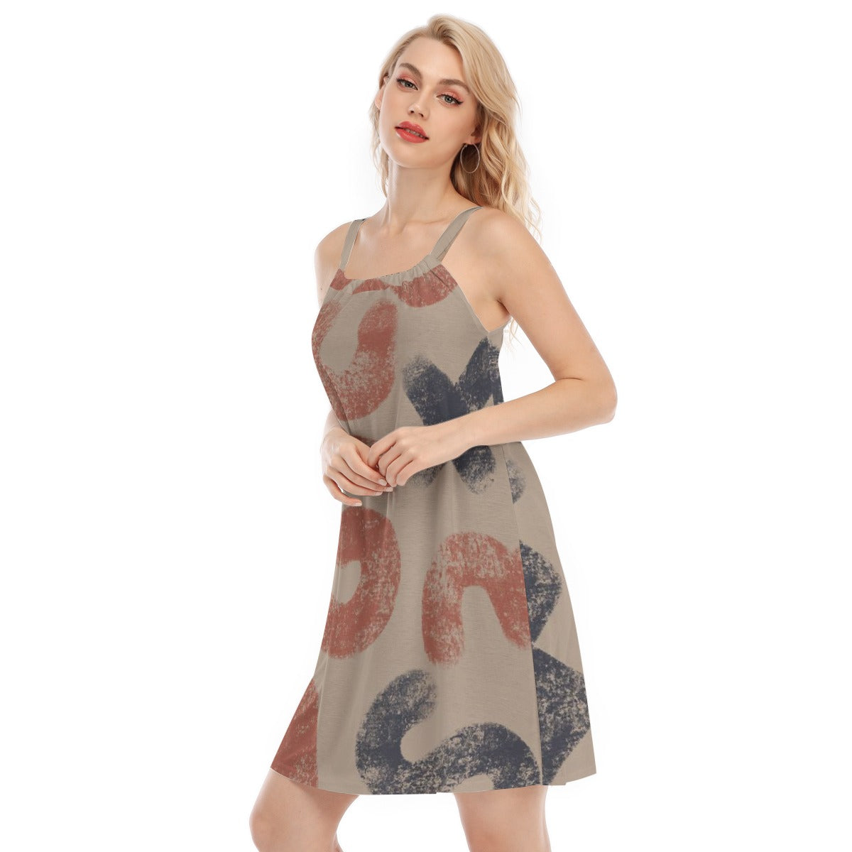All-Over Print Women's Sleeveless Cami Dress