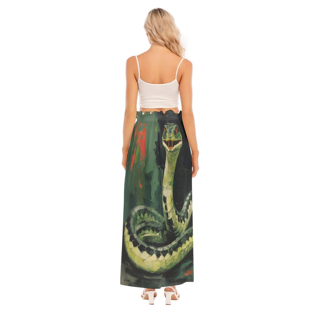 All-Over Print Women's Side Split Skirt