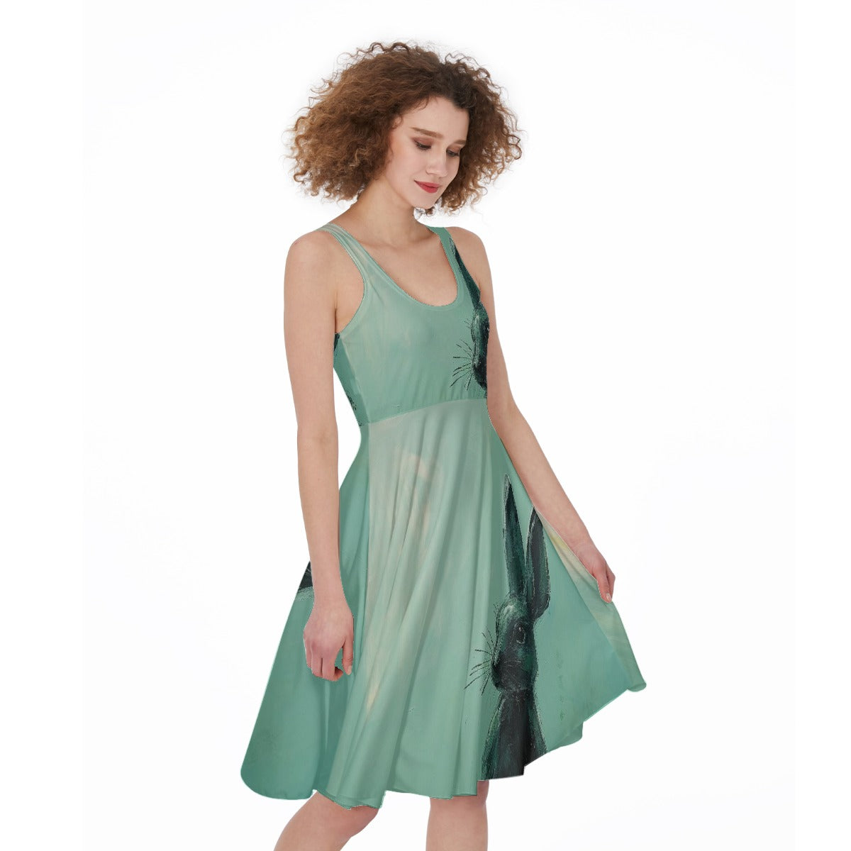 All-Over Print Women's Sleeveless Dress