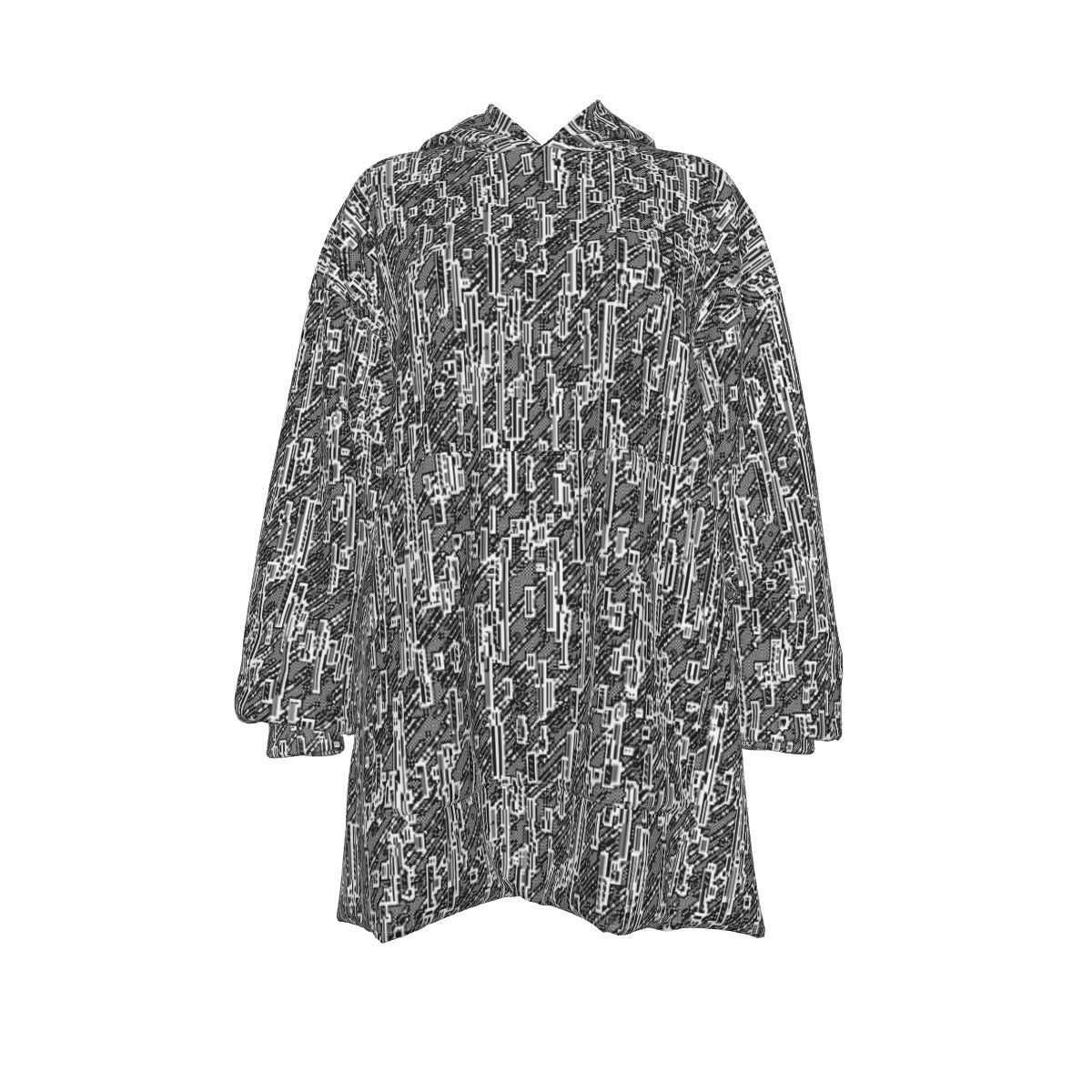 All-Over Print Women's Sherpa Fleece Hoodie Blanket
