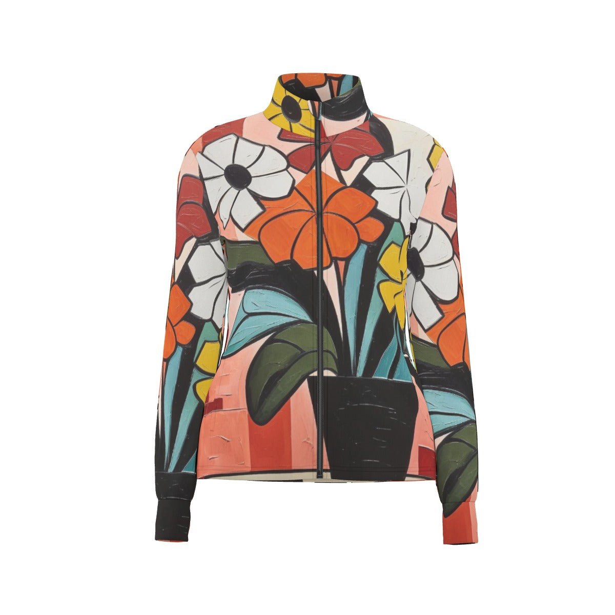 All-Over Print Women's Long Sleeve Thumbhole Jacket