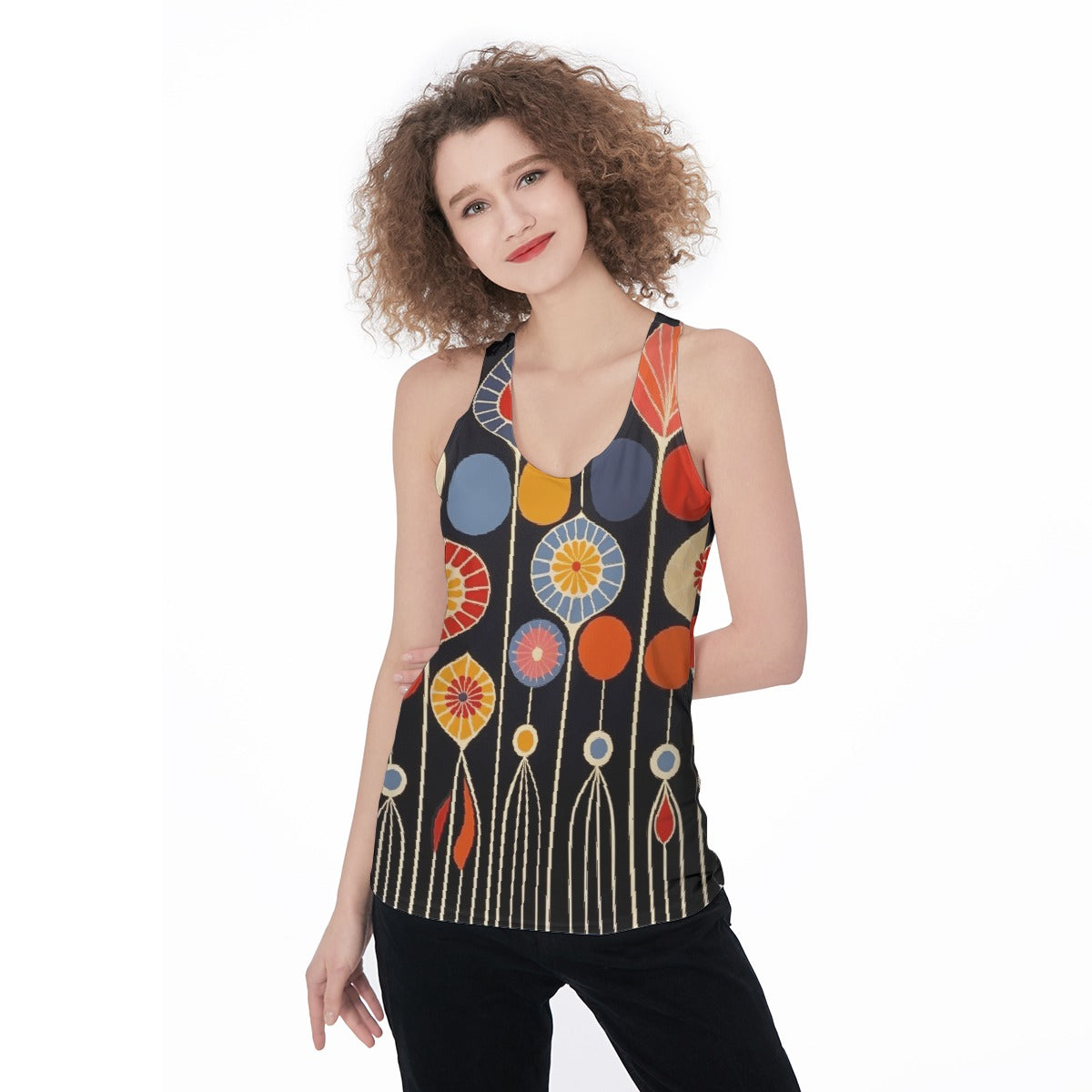 All-Over Print Women's Racerback Tank Top