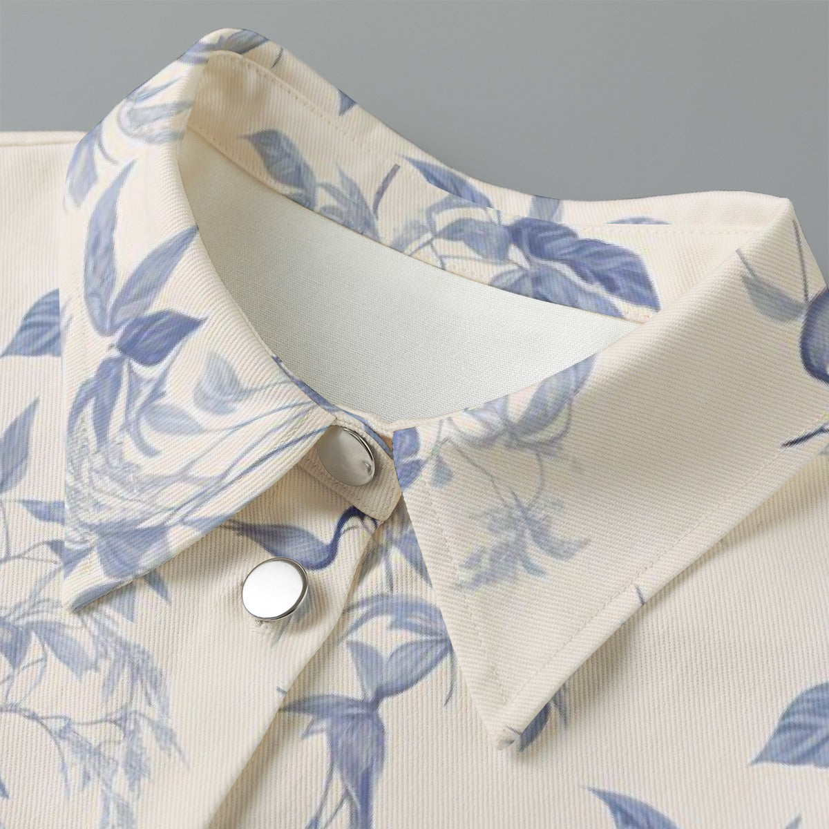 All-Over Print Women's Cropped Jacket | 245GSM Cotton