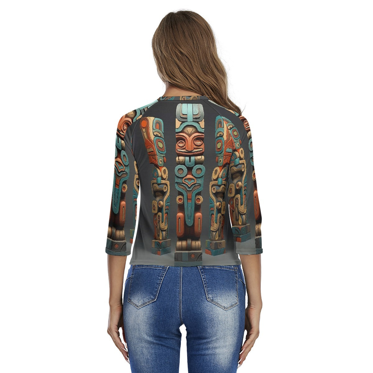 All-Over Print Women's Raglan Sleeves T-shirts