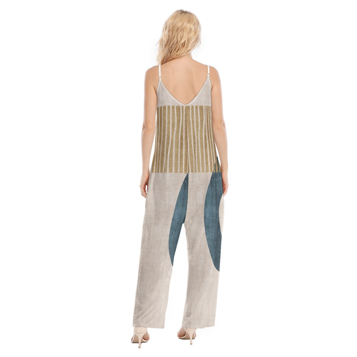 All-Over Print Women's Loose Cami Jumpsuit