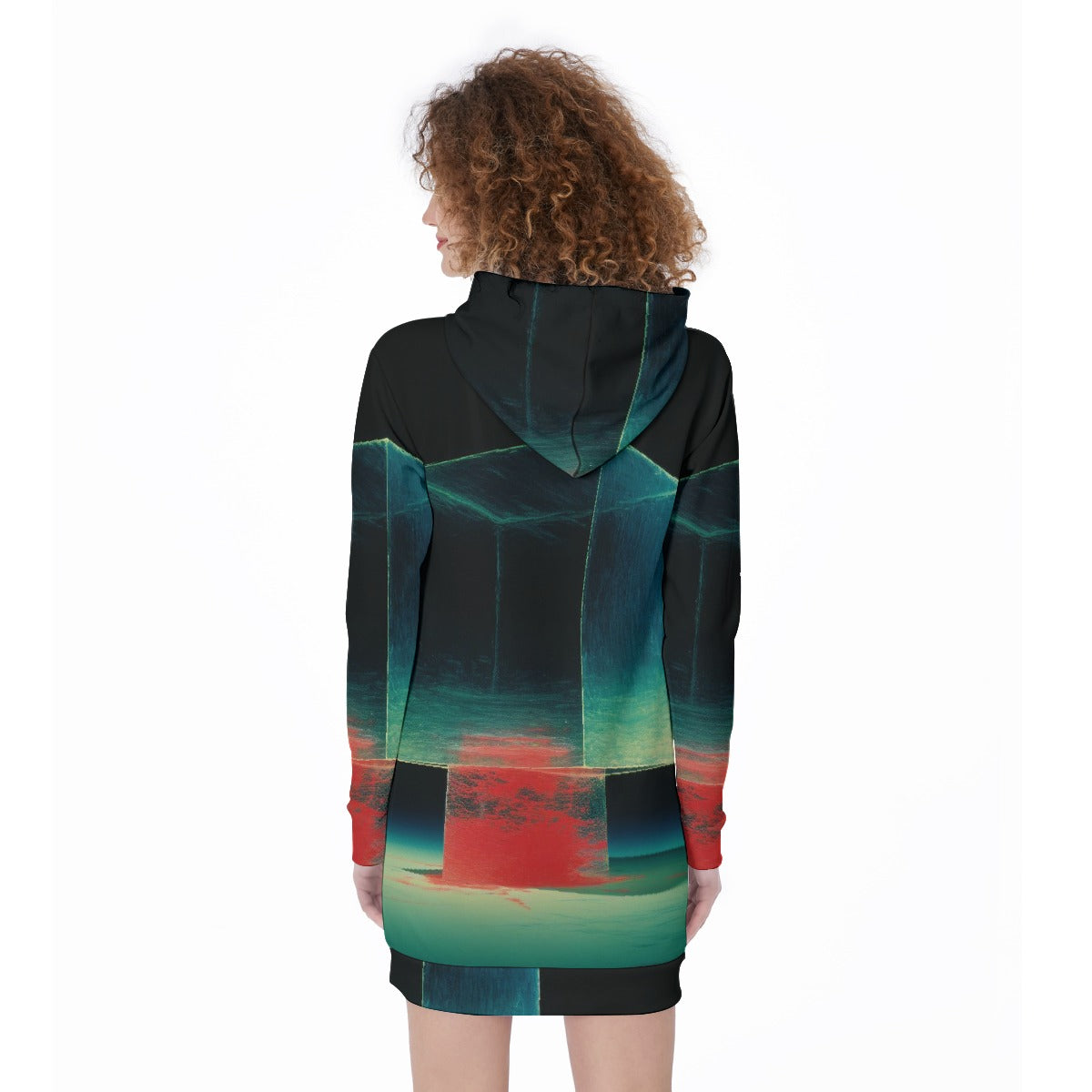 All-Over Print Women's Long Hoodie