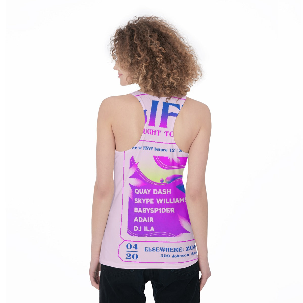 All-Over Print Women's Racerback Tank Top