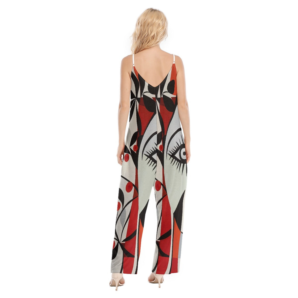 All-Over Print Women's Loose Cami Jumpsuit