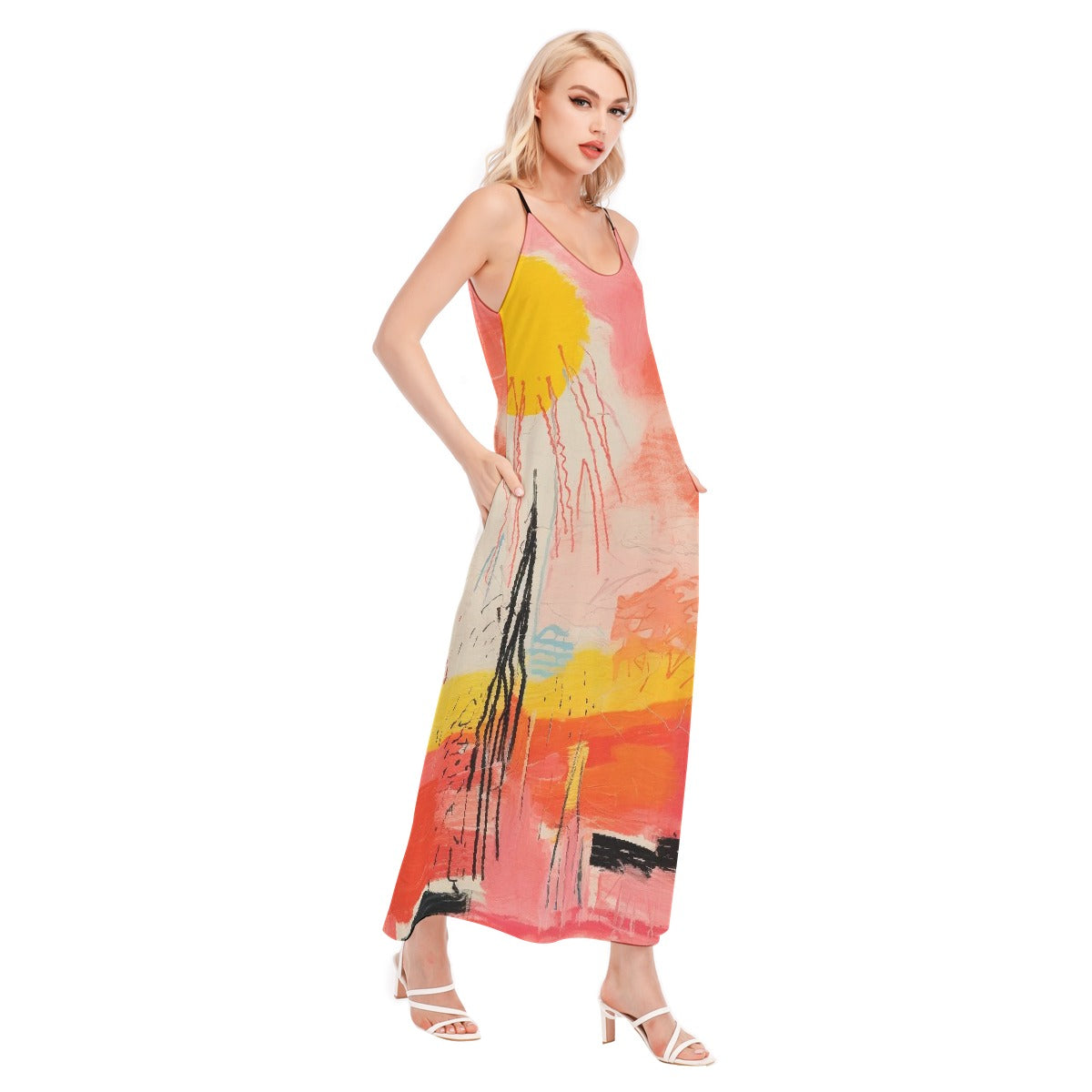 All-Over Print Women's Sling Dress