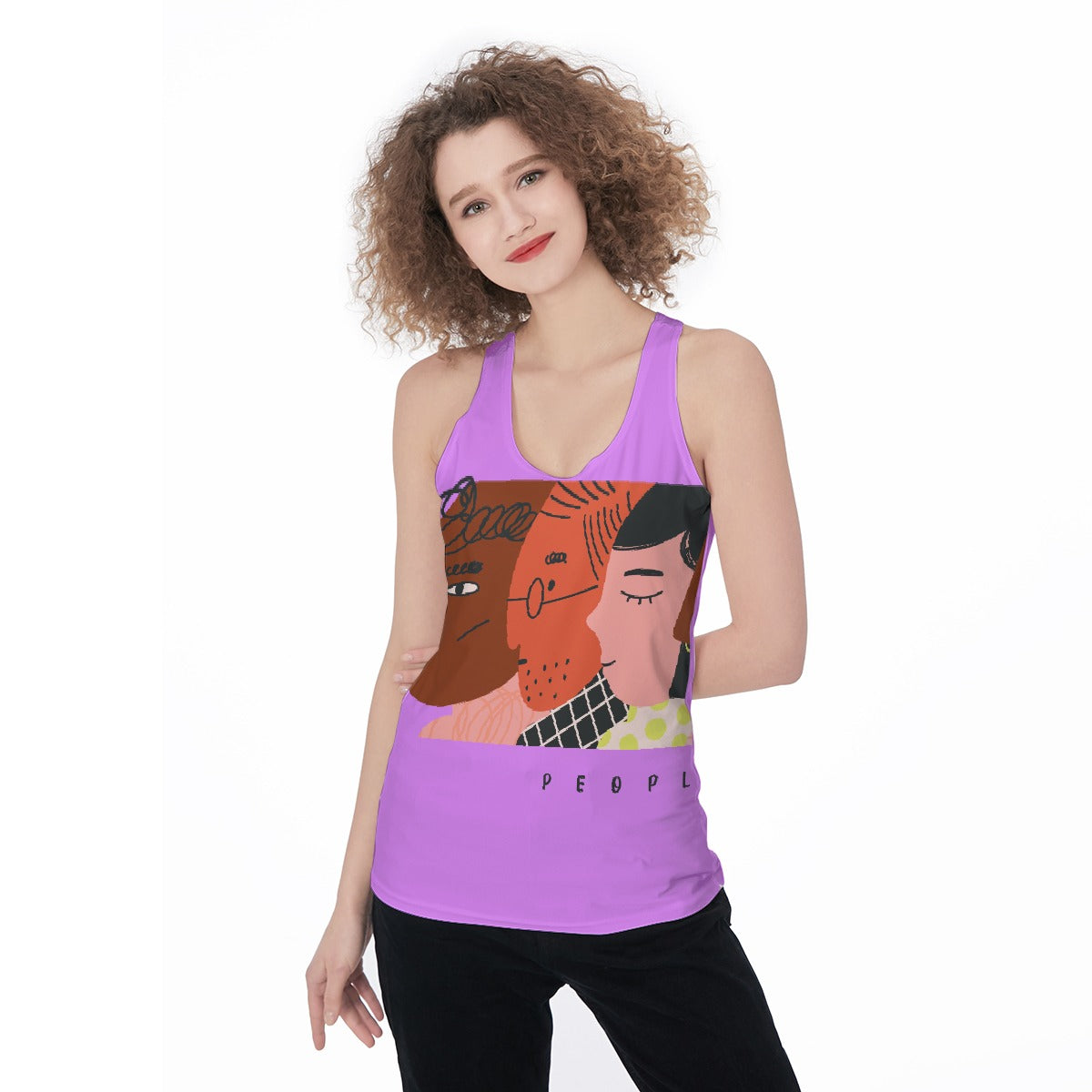 All-Over Print Women's Racerback Tank Top