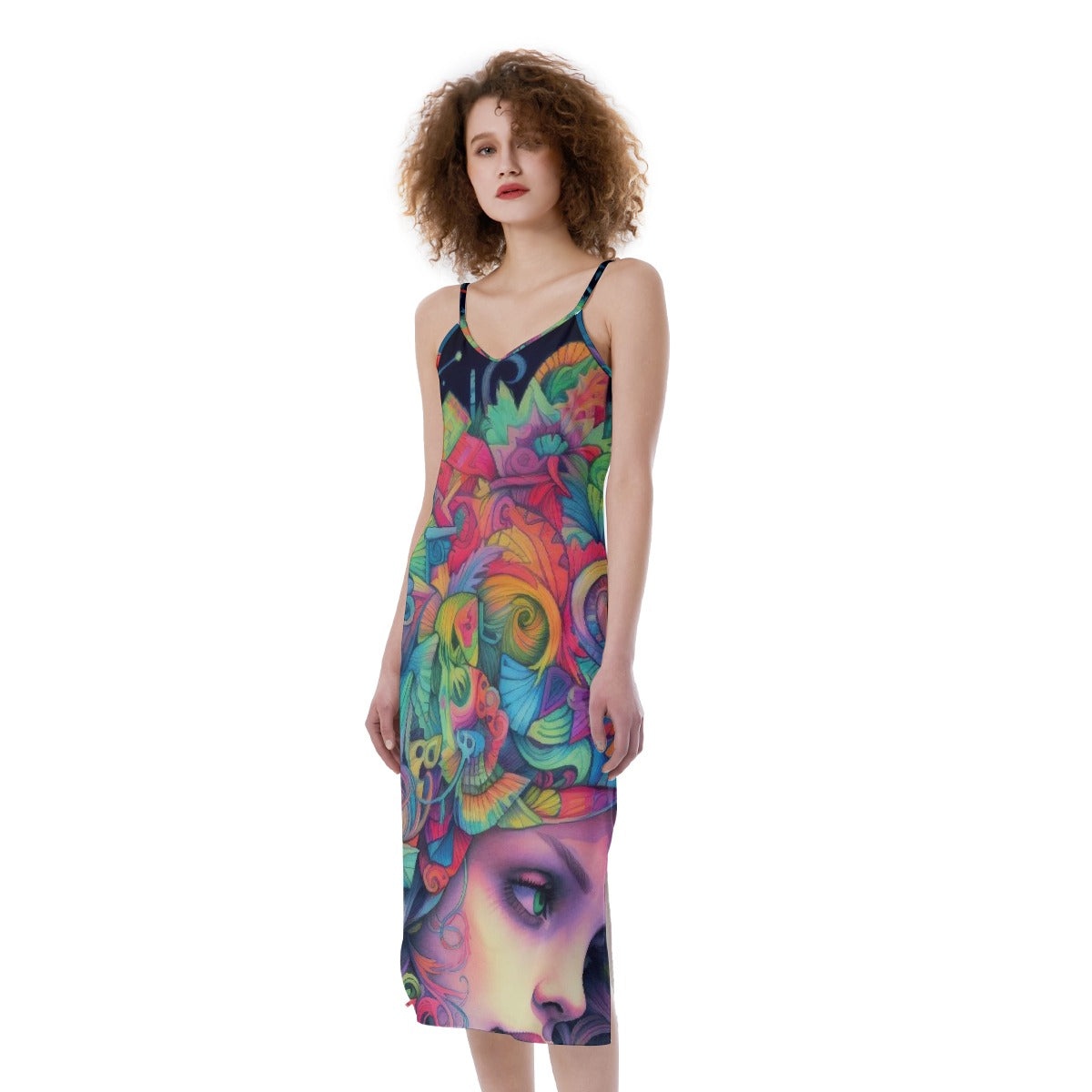 All-Over Print Women's Cami Dress