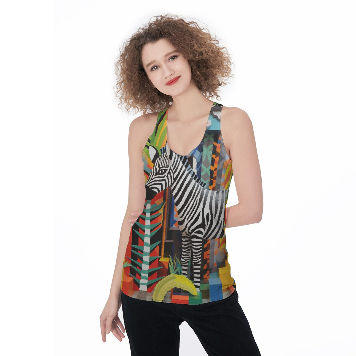 All-Over Print Women's Racerback Tank Top