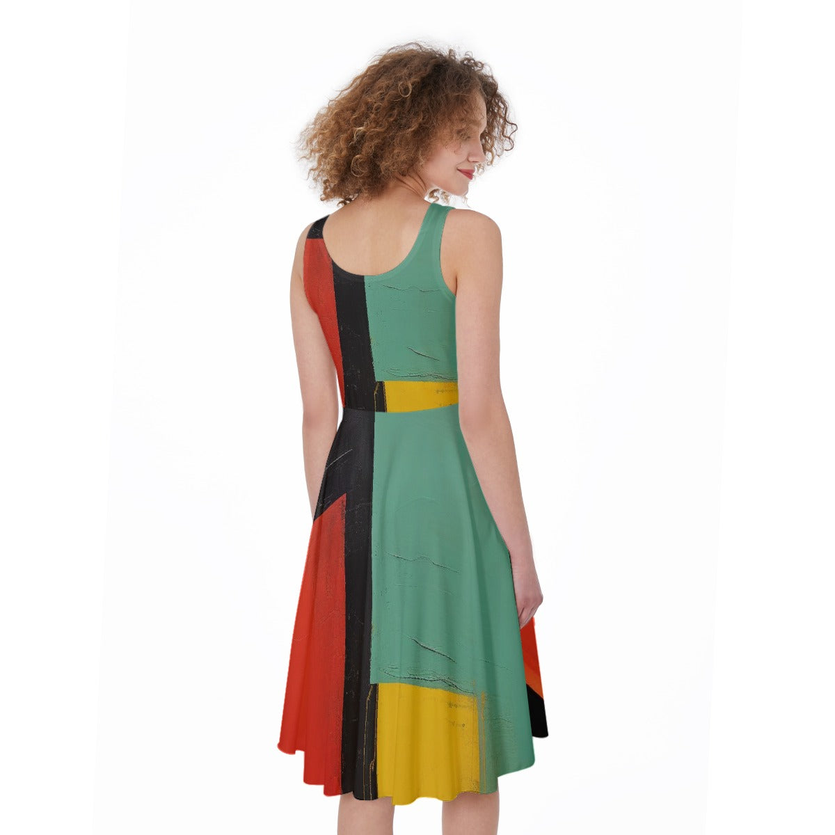 All-Over Print Women's Sleeveless Dress