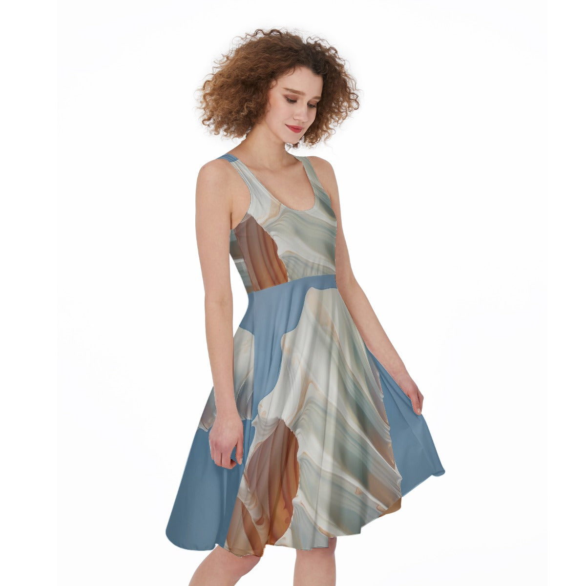 All-Over Print Women's Sleeveless Dress
