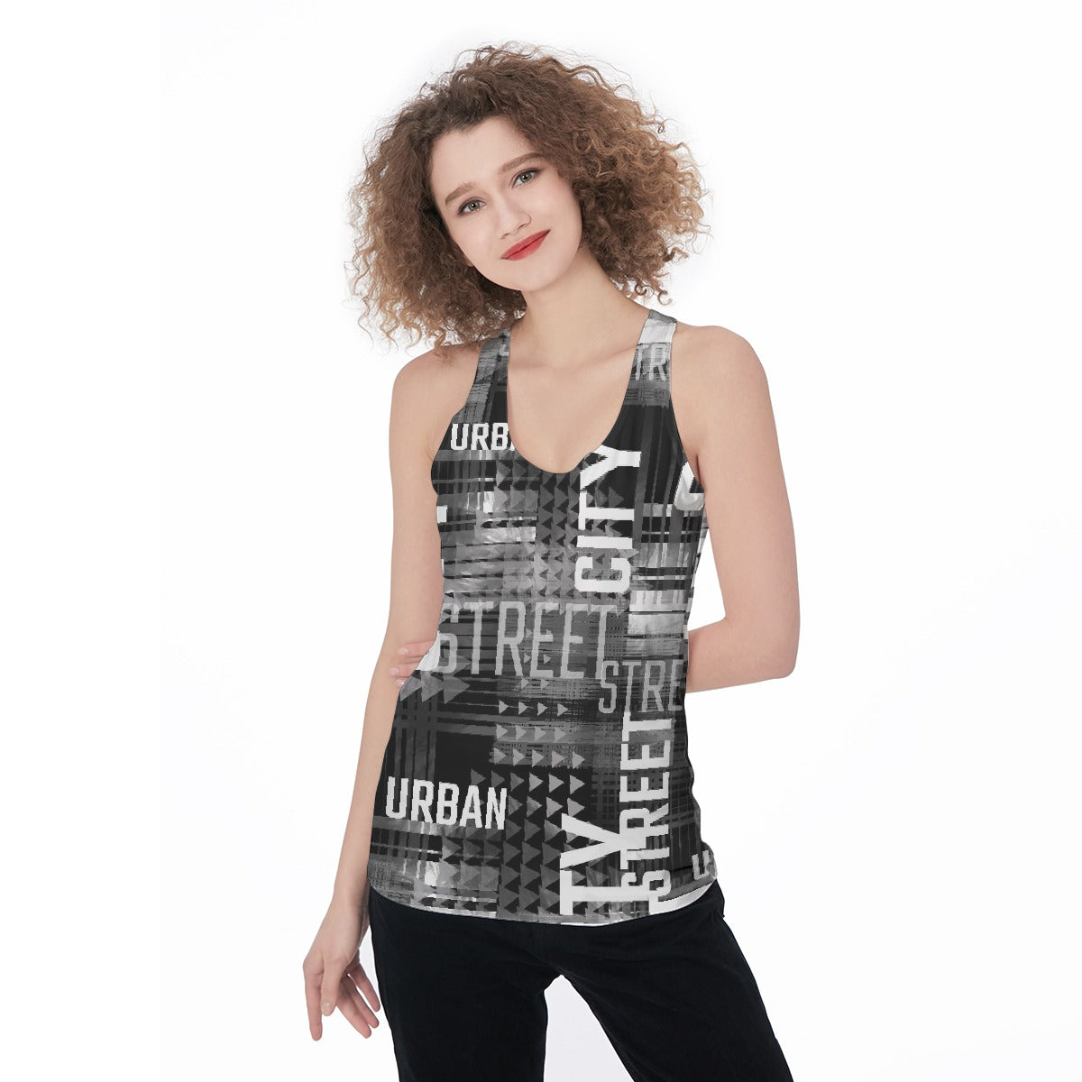All-Over Print Women's Racerback Tank Top