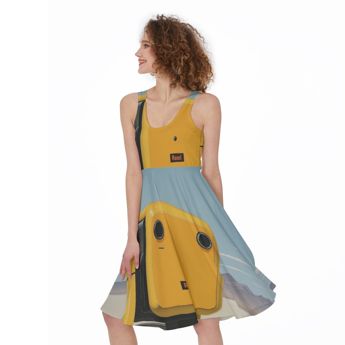 All-Over Print Women's Sleeveless Dress