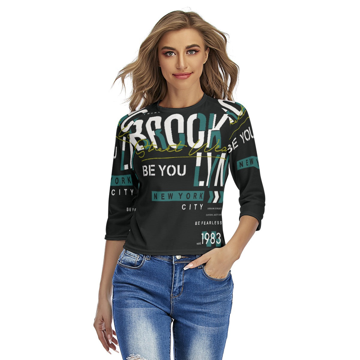 All-Over Print Women's Raglan Sleeves T-shirts