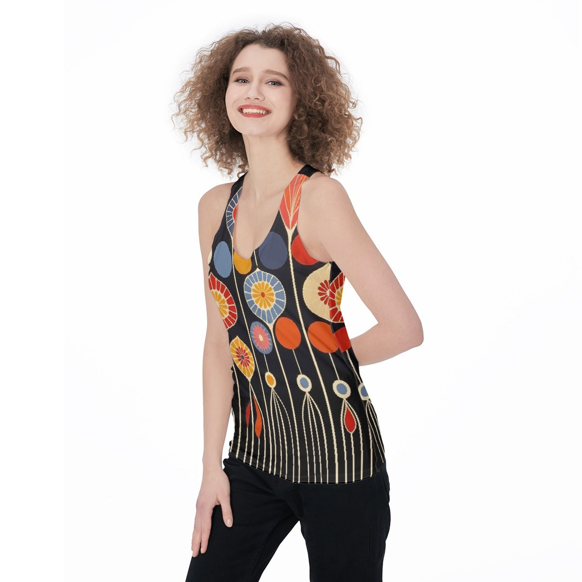 All-Over Print Women's Racerback Tank Top