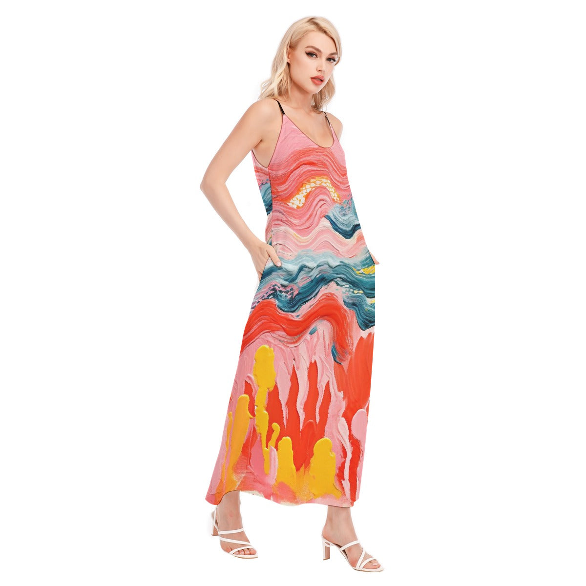 All-Over Print Women's Sling Dress