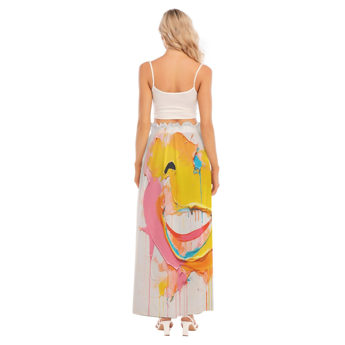 All-Over Print Women's Side Split Skirt